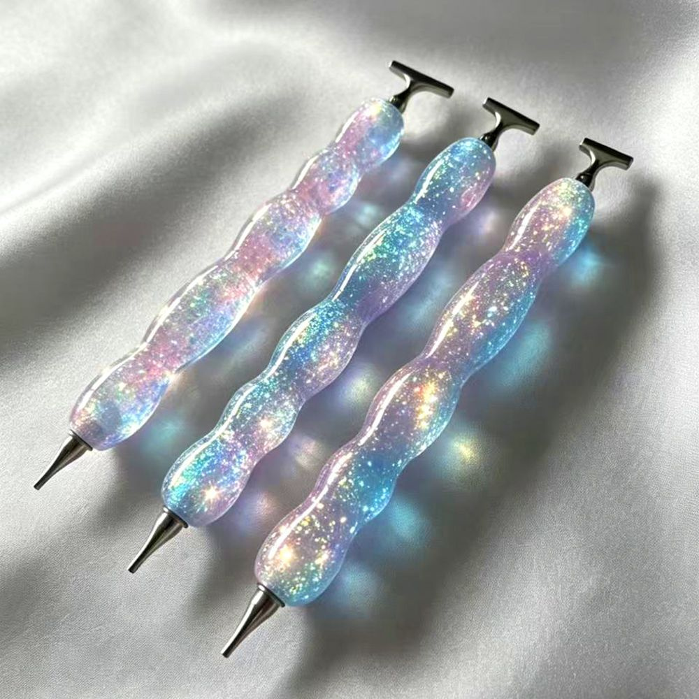 New Pink Blue Shiny Diamond Pa - Embroidery Rose ulasan dan harga