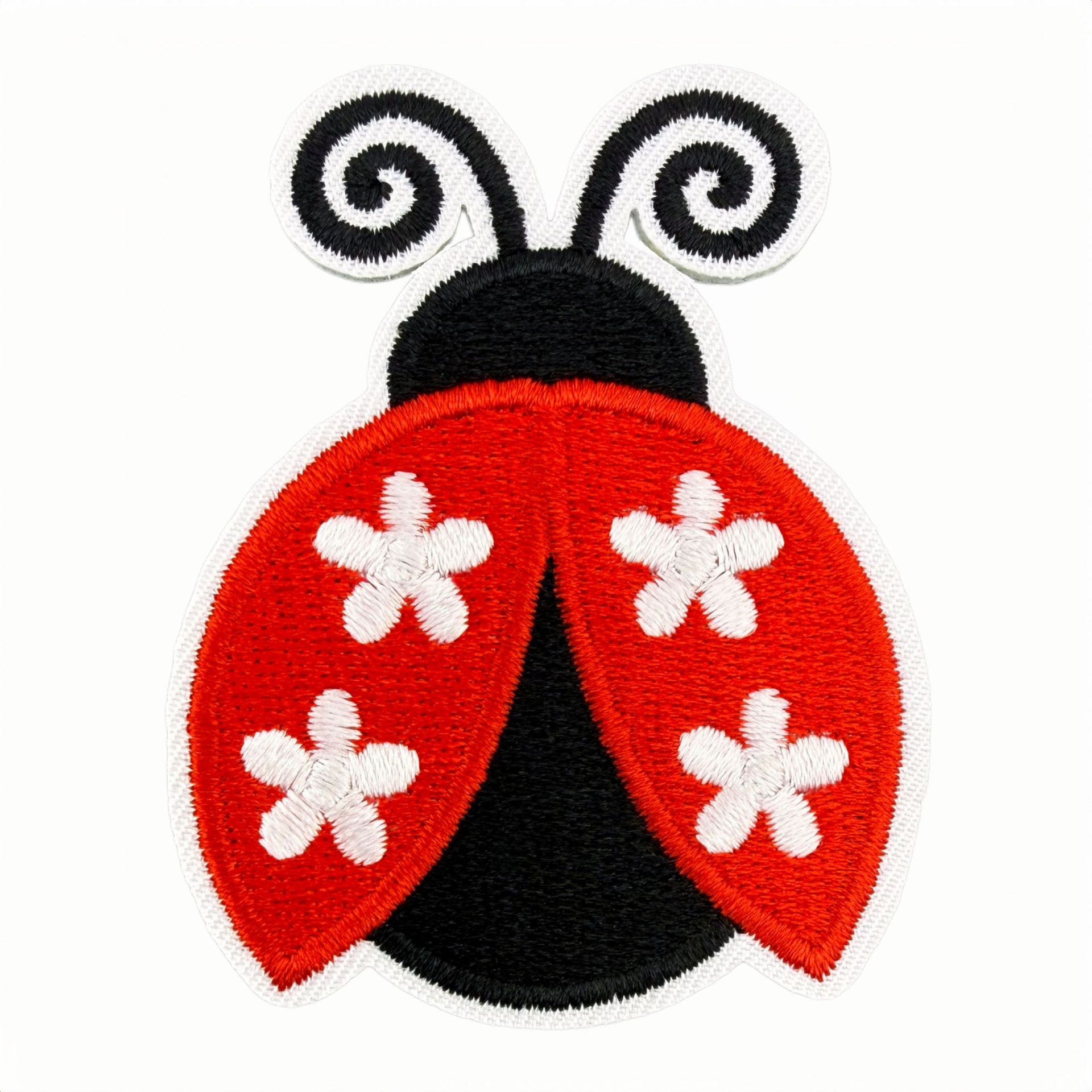 10Pcs Cartoon Ladybug Embroide - Embroidery Lady Bug ulasan dan harga