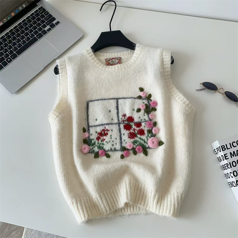 Women 3D Handmade Rose Floral  - Embroidery Rose ulasan dan harga