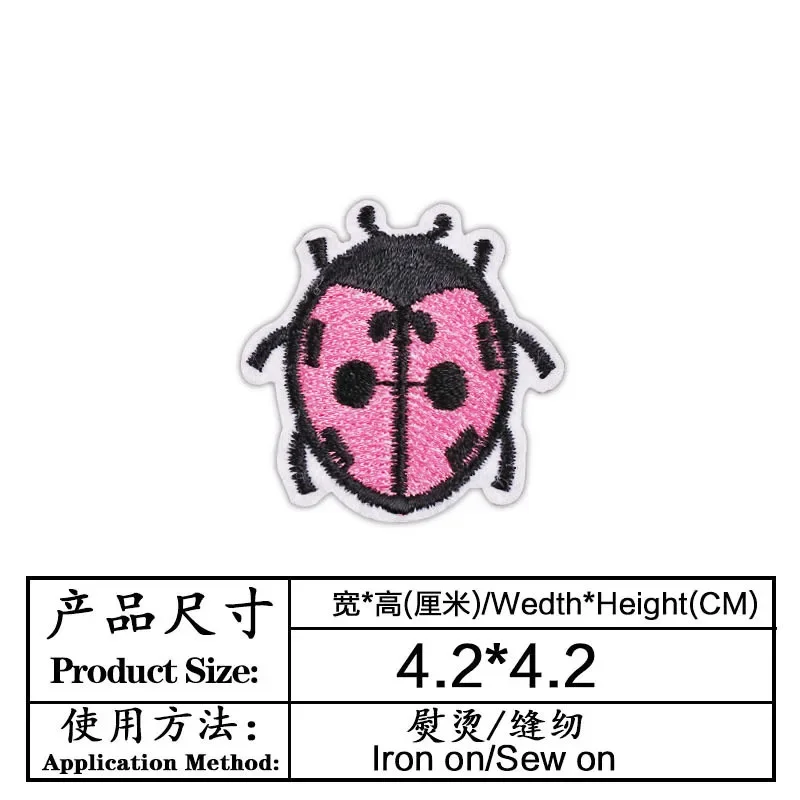 100pcs/Lot Small Embroidery Pa - Embroidery Lady Bug ulasan dan harga