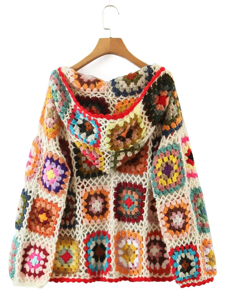BOHO Colored Plaid Flower Hand - Embroidery Online ulasan dan harga