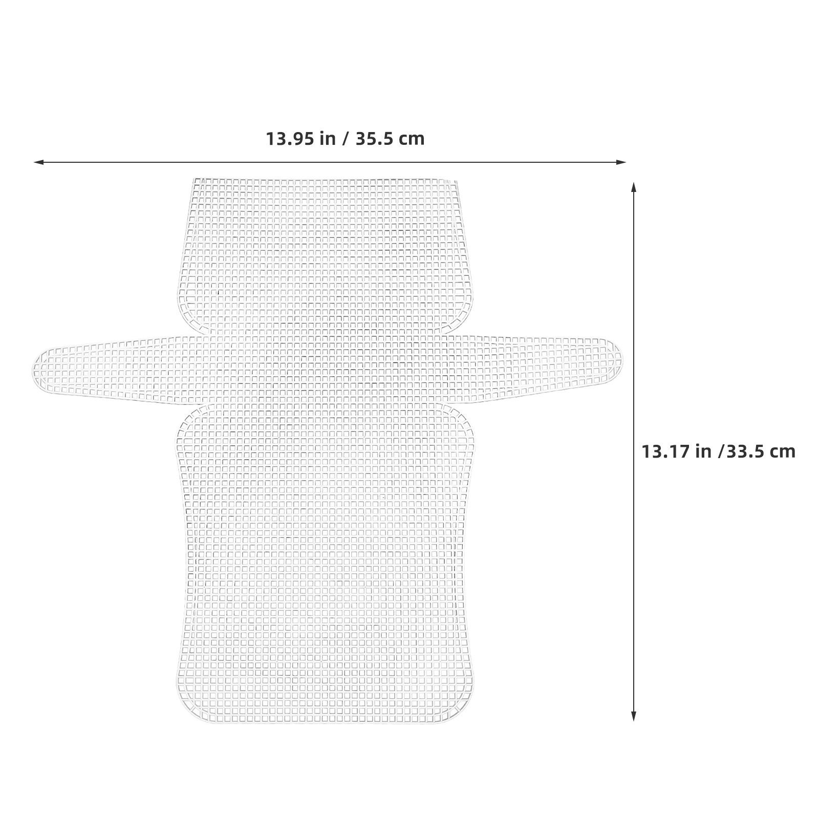 7Pcs Plastic Mesh Canvas Sheet - Embroidery Bag ulasan dan harga