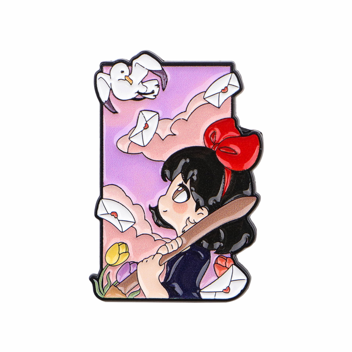 Healing Anime Series Enamel Pi - Embroidery Reddit ulasan dan harga