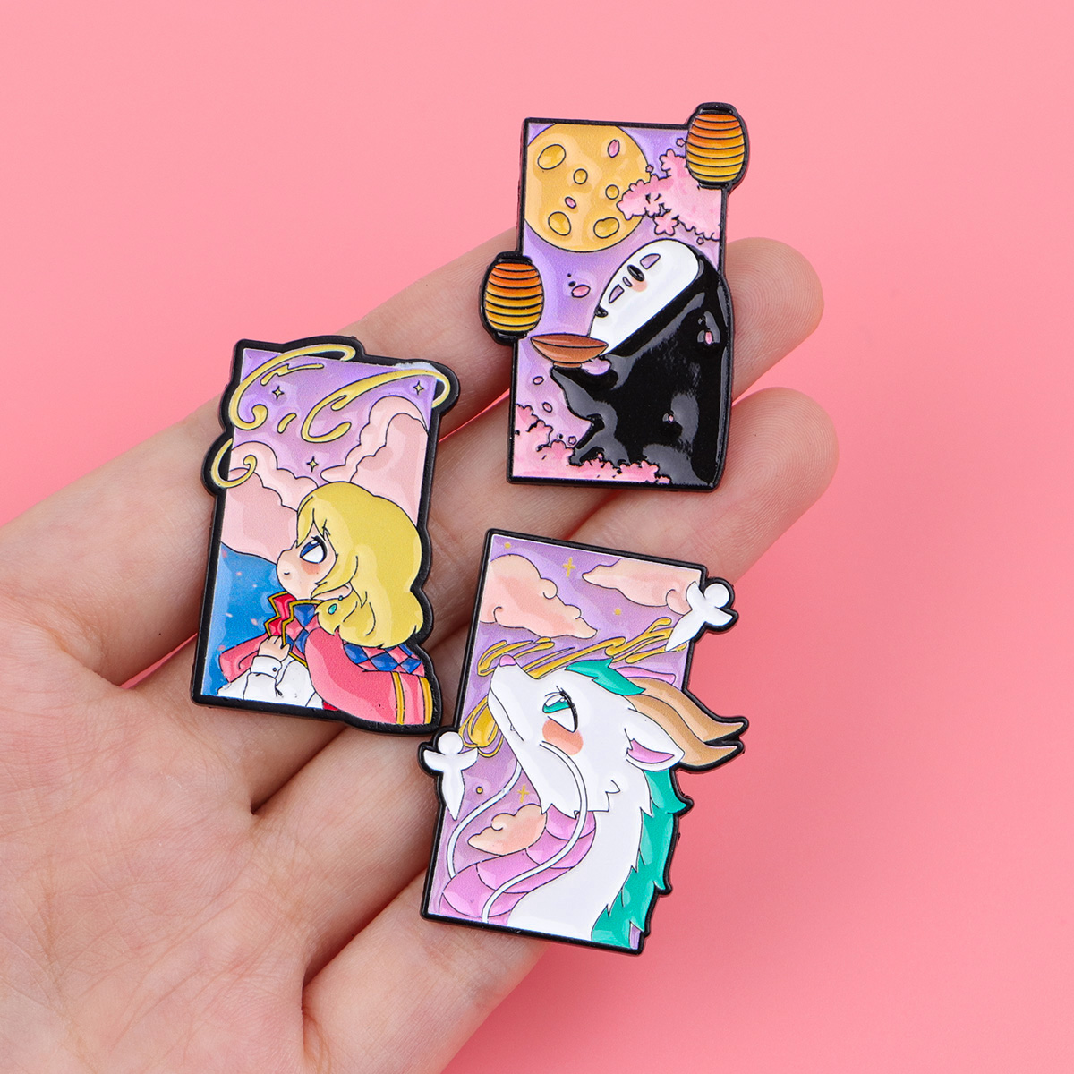 Healing Anime Series Enamel Pi - Embroidery Reddit ulasan dan harga