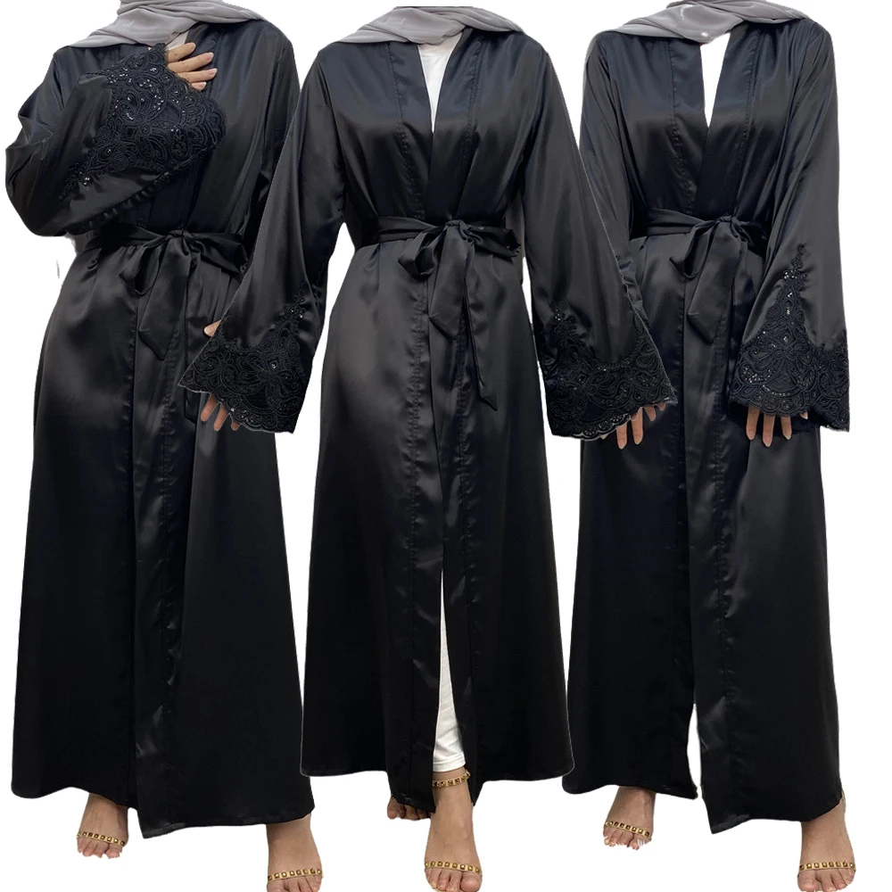 Ramadan Black Kebaya Open Musl - Embroidery Kebaya ulasan dan harga