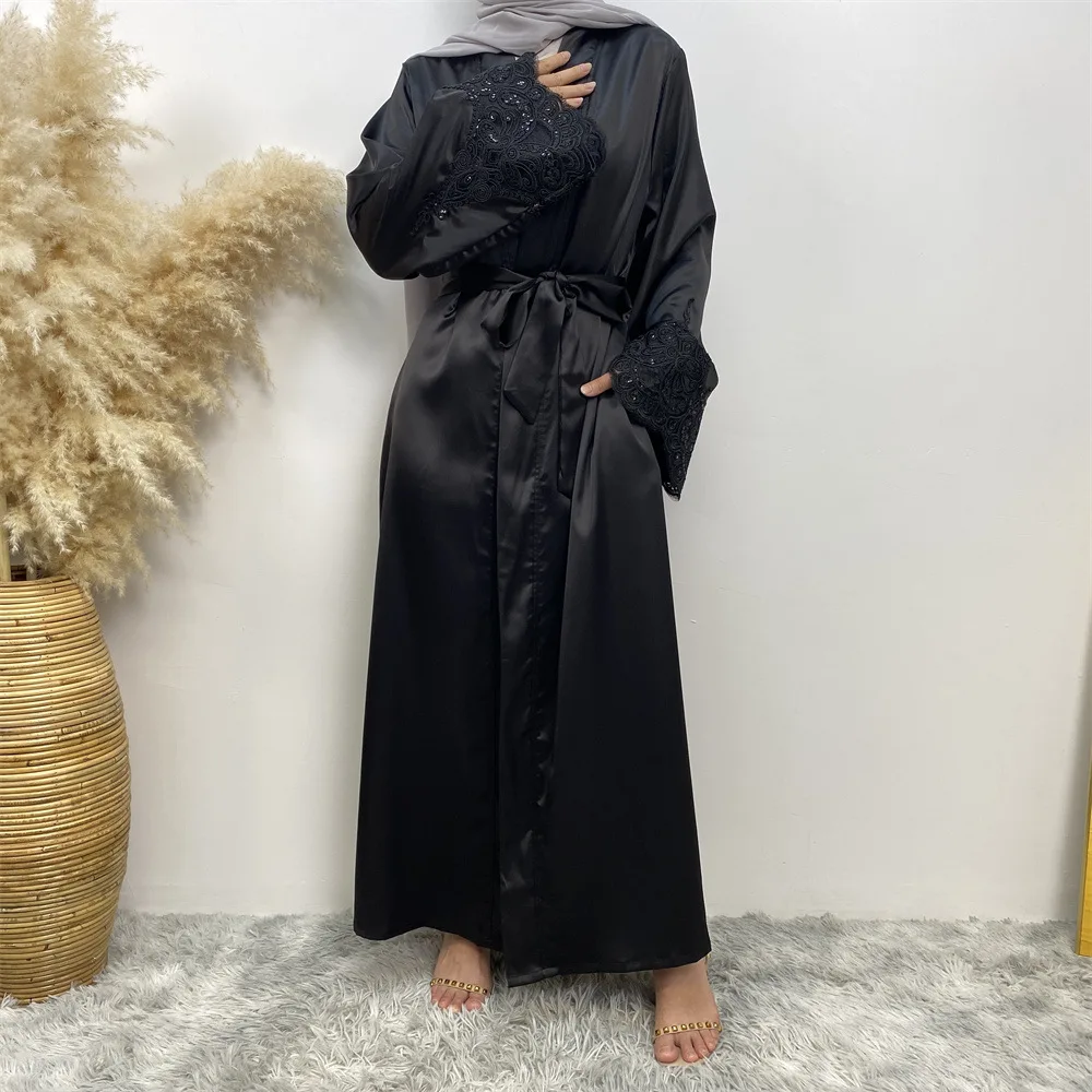 Ramadan Black Kebaya Open Musl - Embroidery Kebaya ulasan dan harga